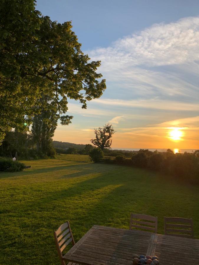 Bed and Breakfast Les Champs Rabats Villers-sur-Mer Esterno foto